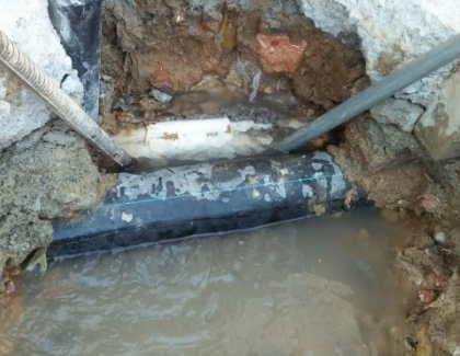 山亭测漏水之水管漏水